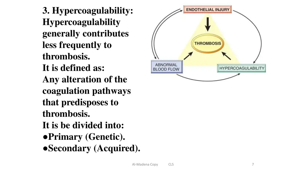 3 hypercoagulability hypercoagulability generally