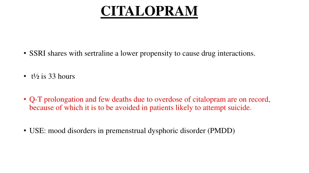 citalopram