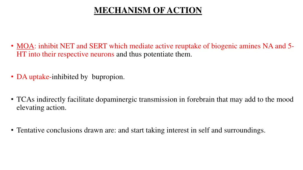 mechanism of action