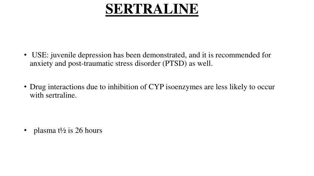 sertraline