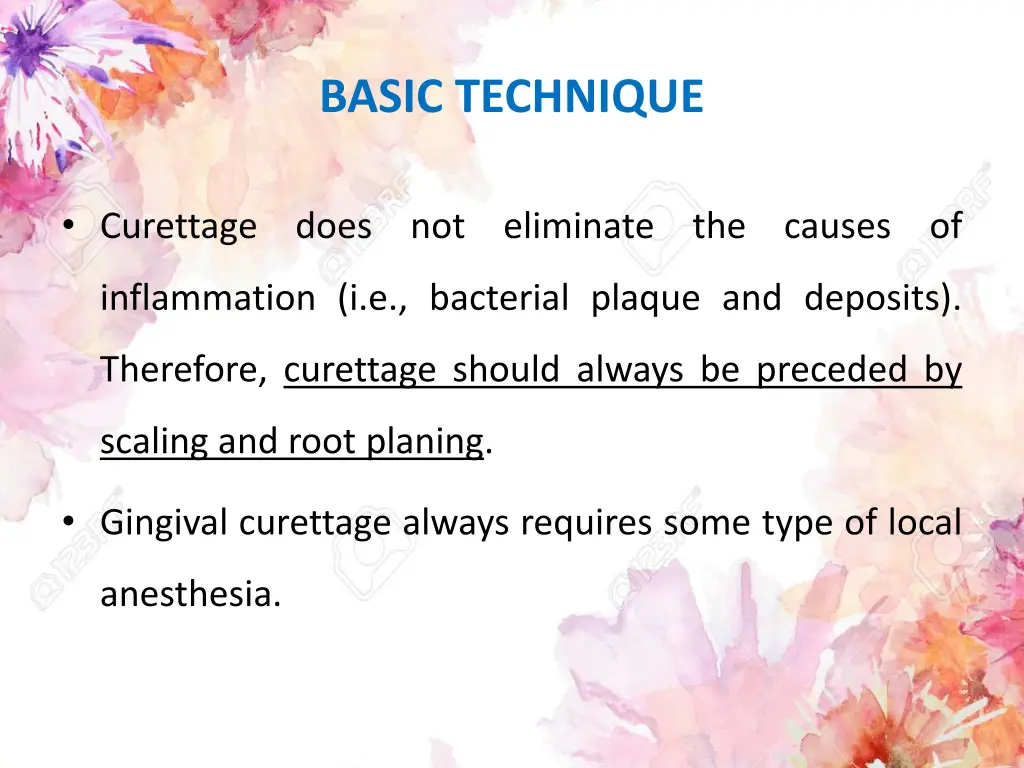 basic technique