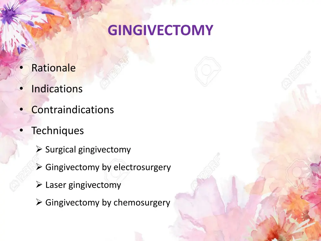 gingivectomy