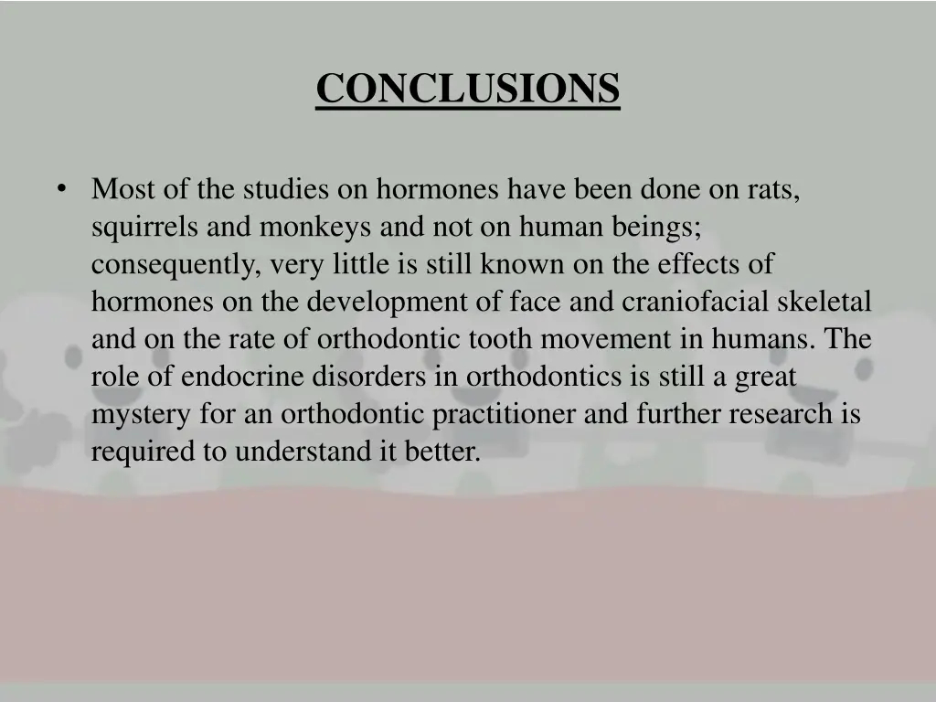 conclusions