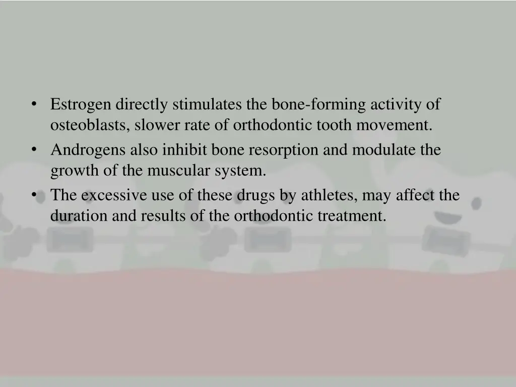 estrogen directly stimulates the bone forming