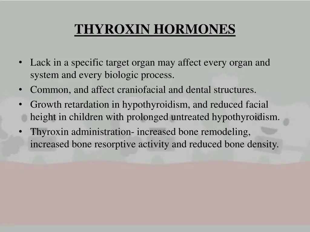 thyroxin hormones