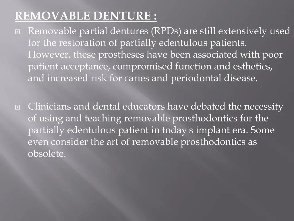 removable denture removable partial dentures rpds