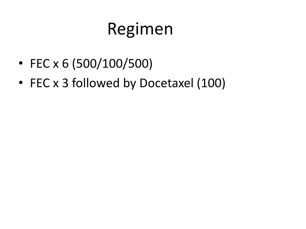 regimen