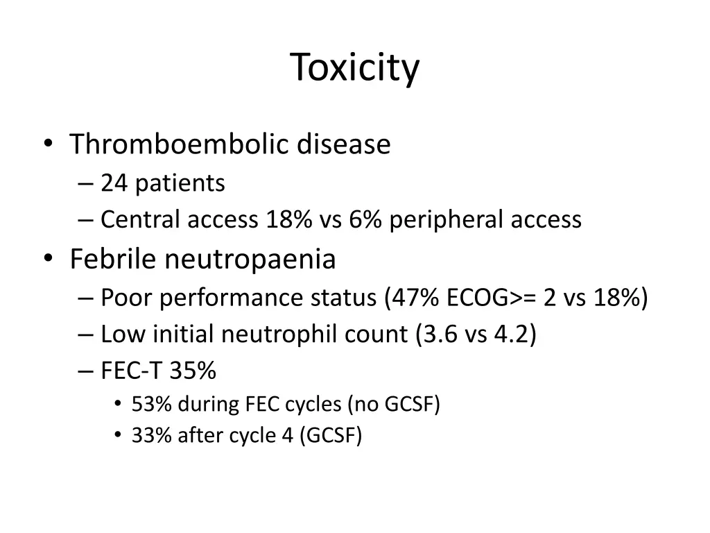 toxicity