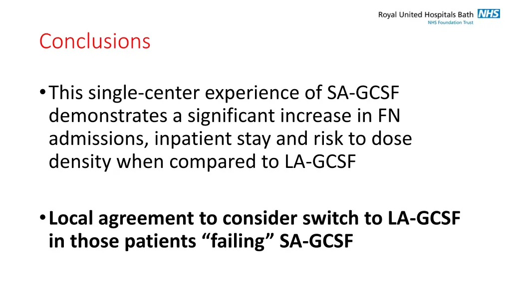 conclusions