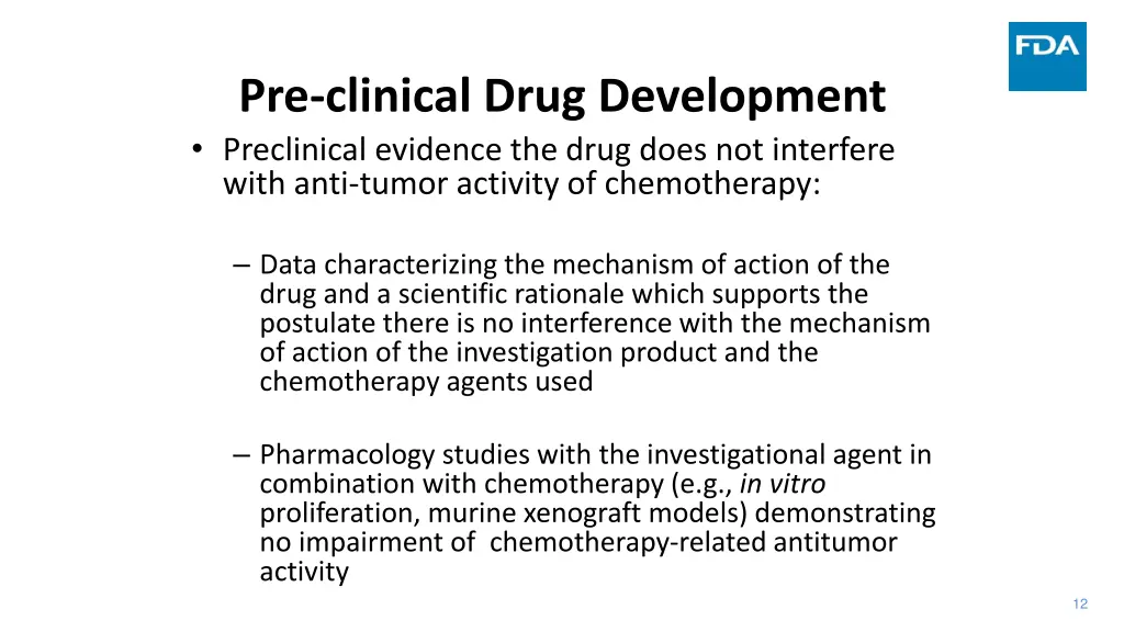 pre clinical drug development preclinical
