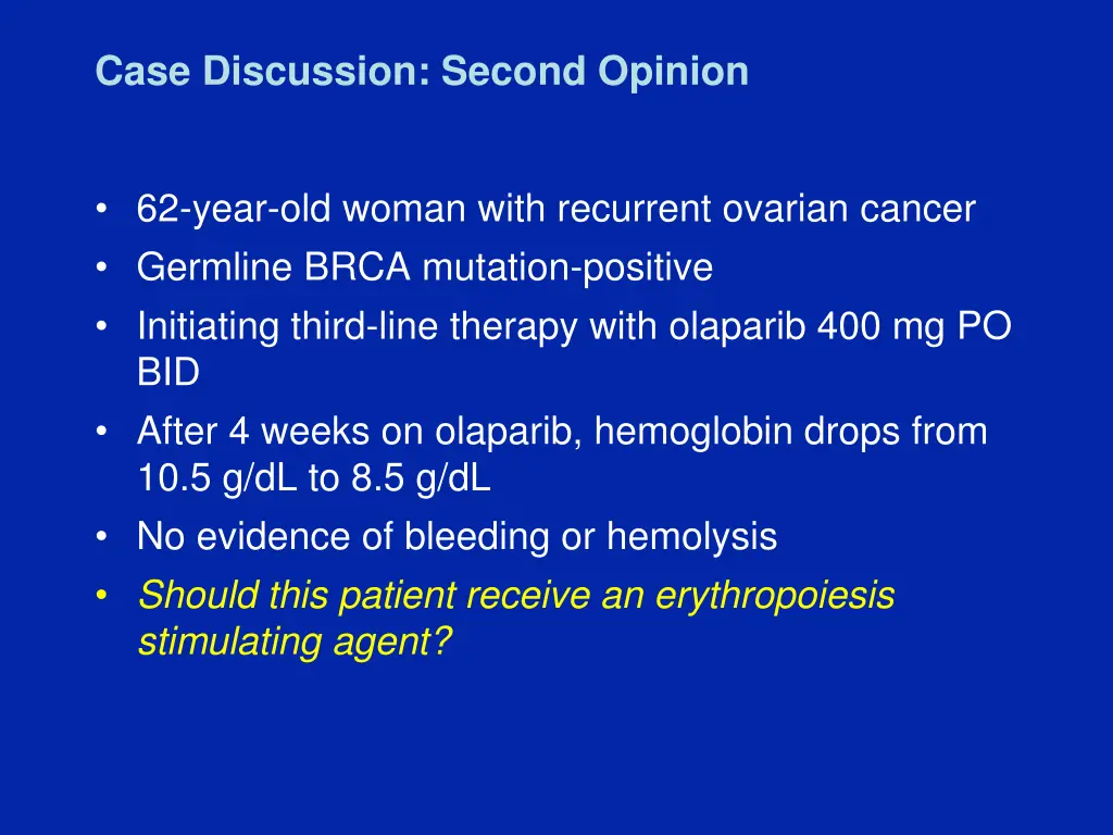 case discussion second opinion 2