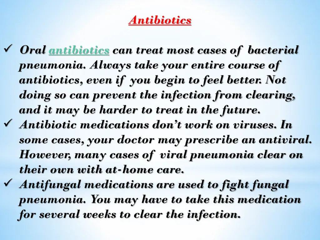 antibiotics