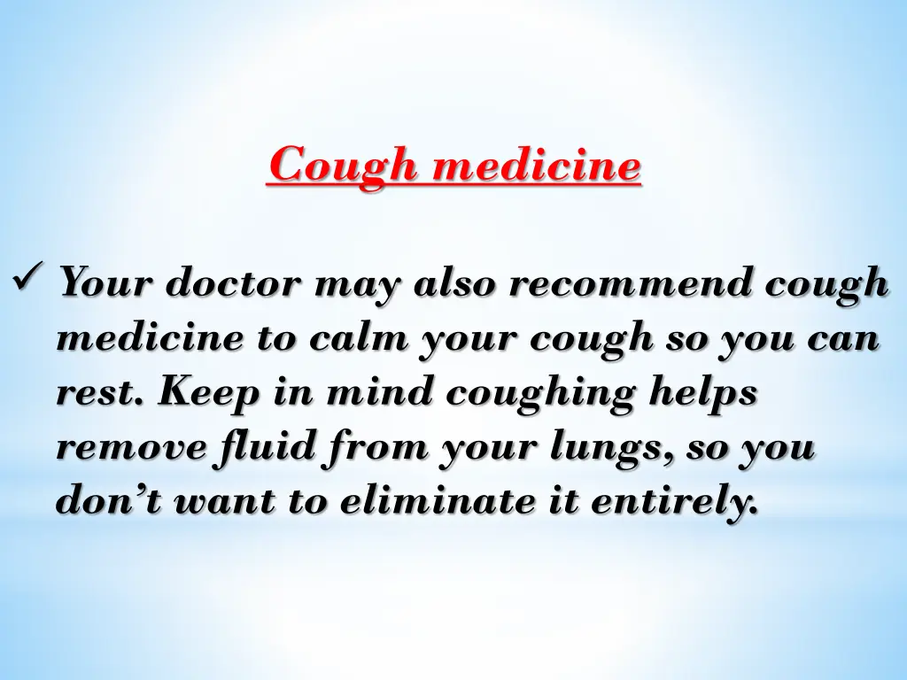 cough medicine
