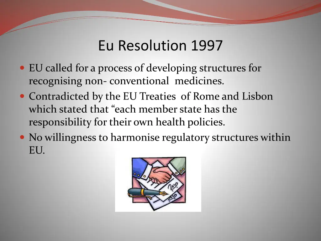eu resolution 1997