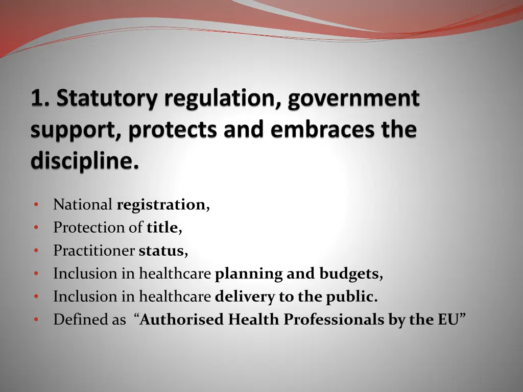 national registration protection of title