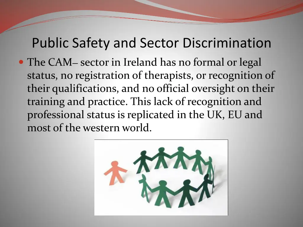 public safety and sector discrimination