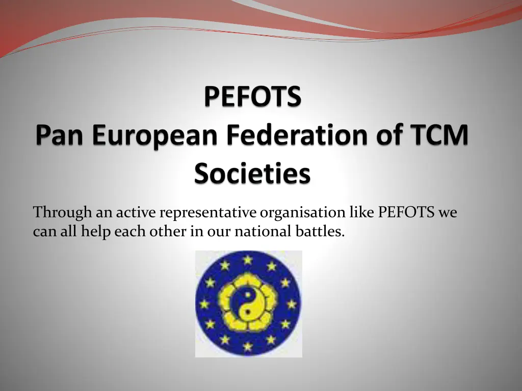 through an active representative organisation
