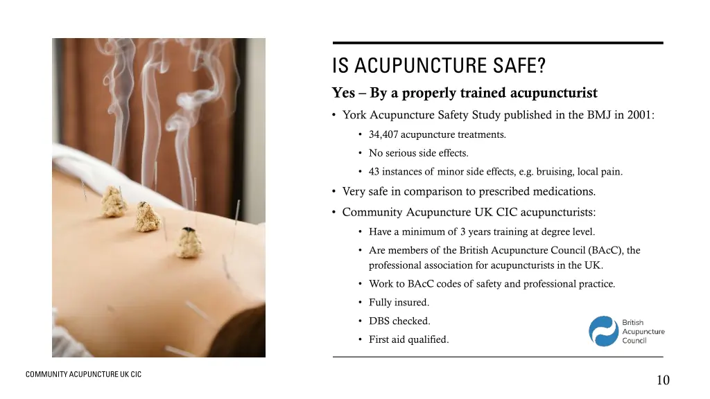is acupuncture safe