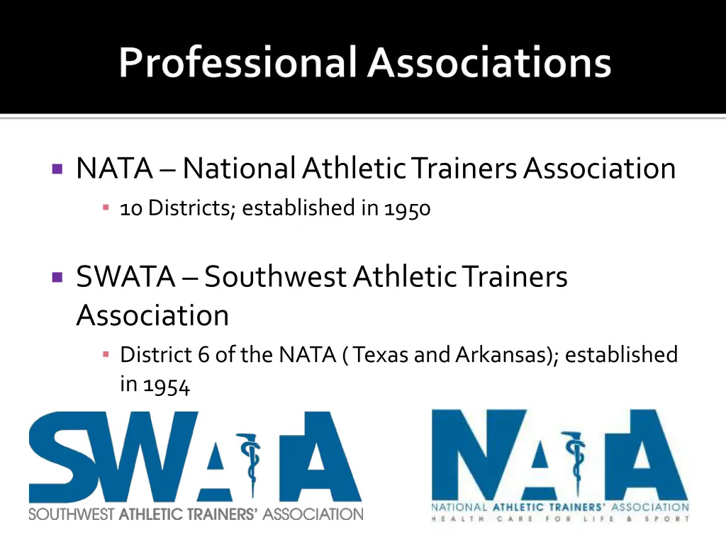 nata national athletic trainers association
