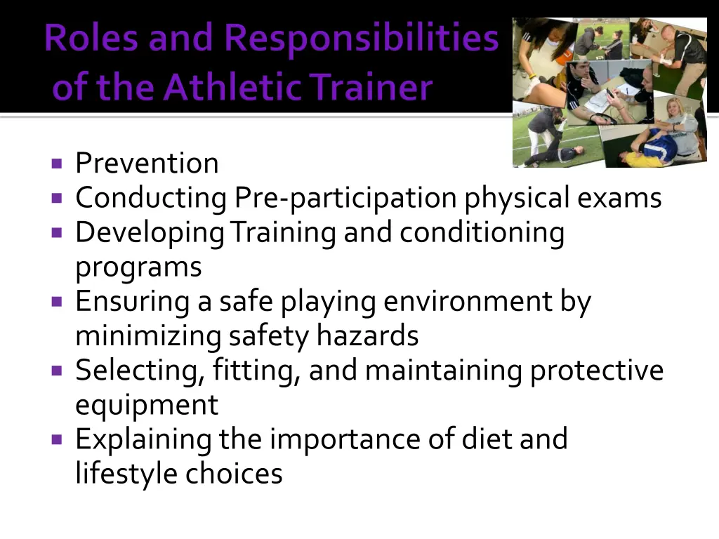 prevention conducting pre participation physical