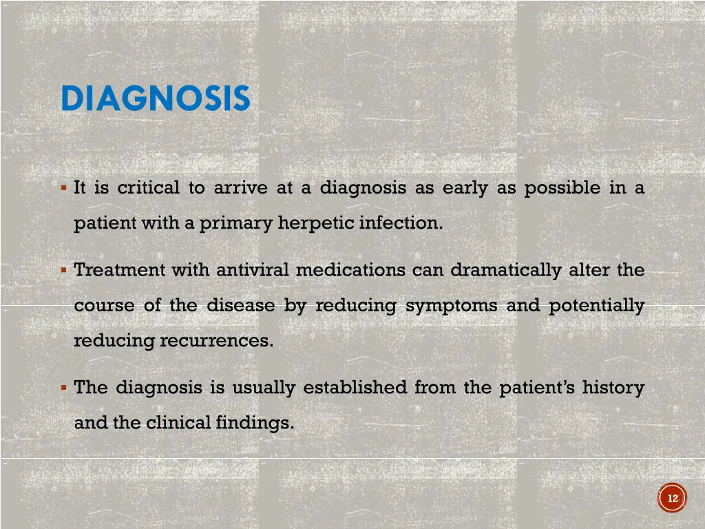 diagnosis