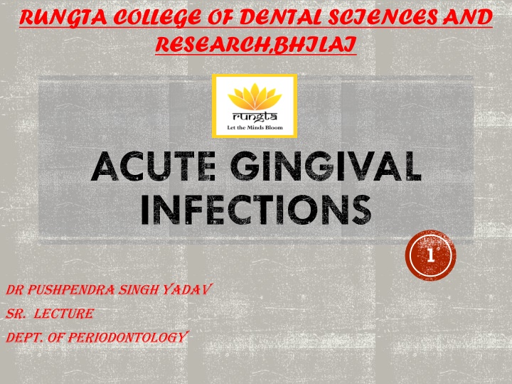 rungta college of dental sciences and research
