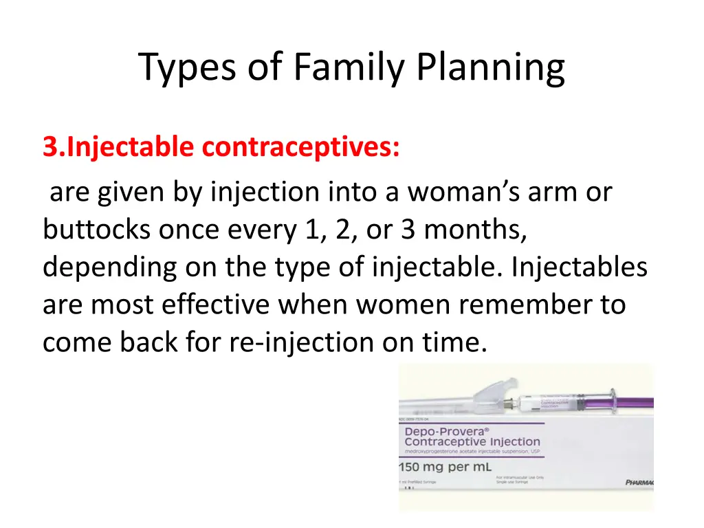 types of family planning 3