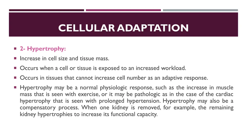 cellular adaptation 2