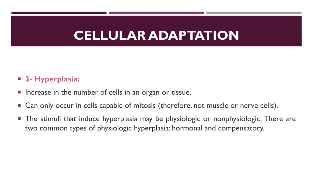 cellular adaptation 3