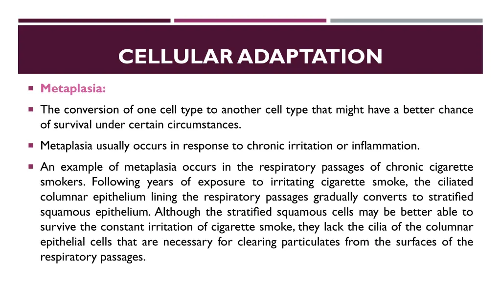 cellular adaptation 6