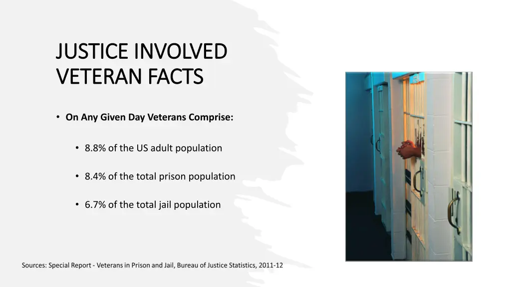 justice involved justice involved veteran facts