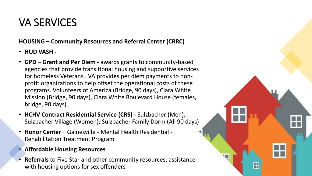 va services va services