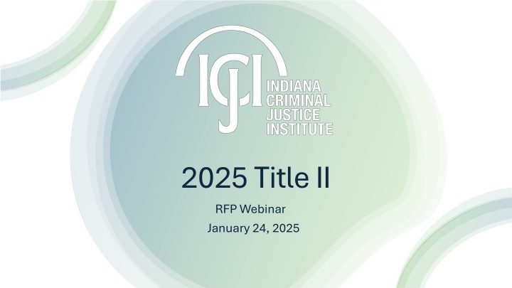 2025 title ii rfp webinar january 24 2025