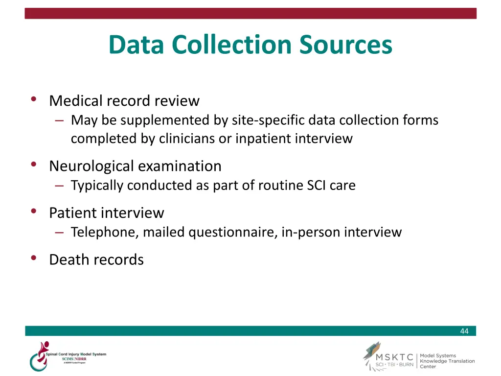 data collection sources