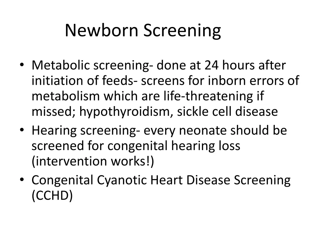 newborn screening