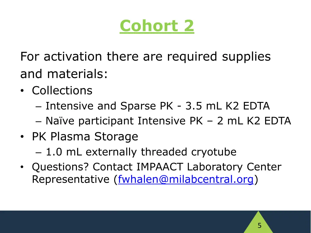 cohort 2