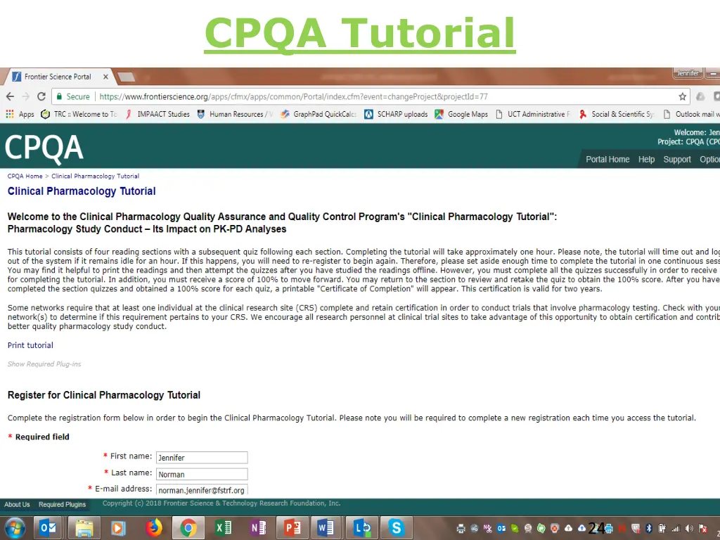 cpqa tutorial