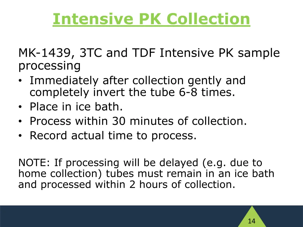 intensive pk collection
