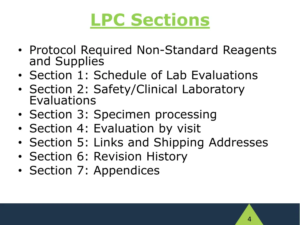 lpc sections