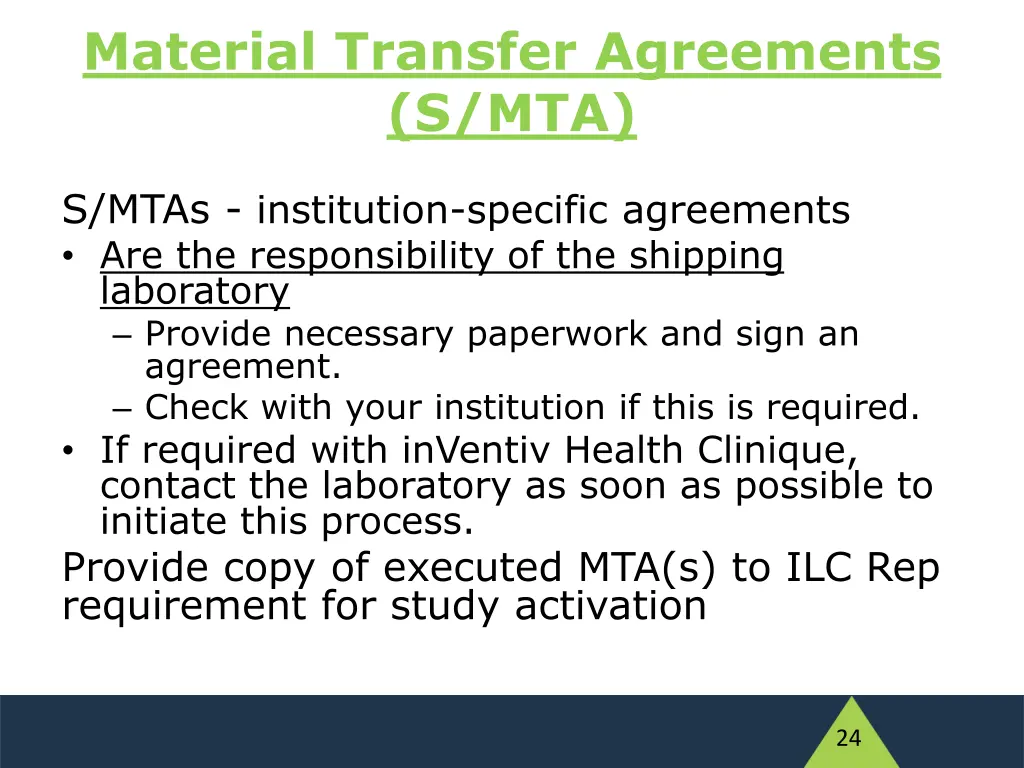material transfer agreements s mta