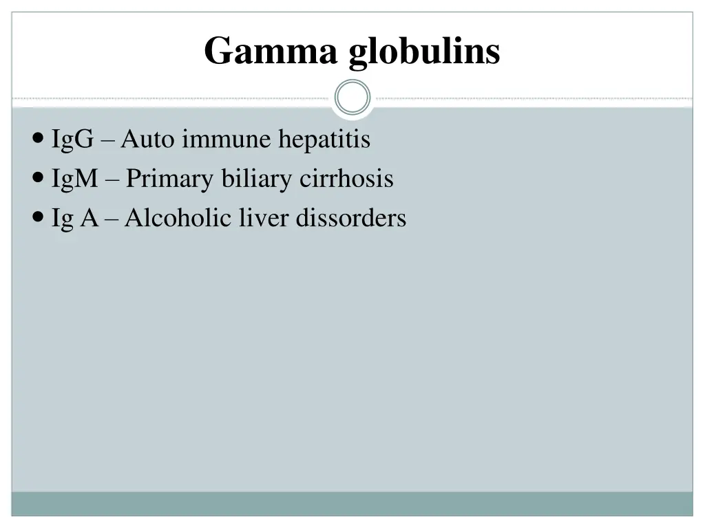 gamma globulins