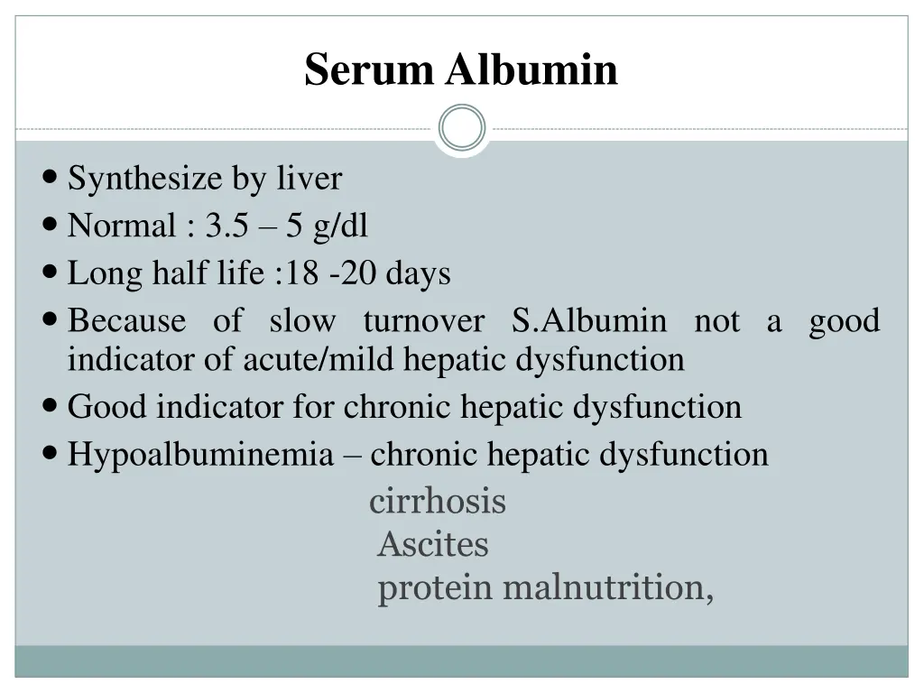 serum albumin