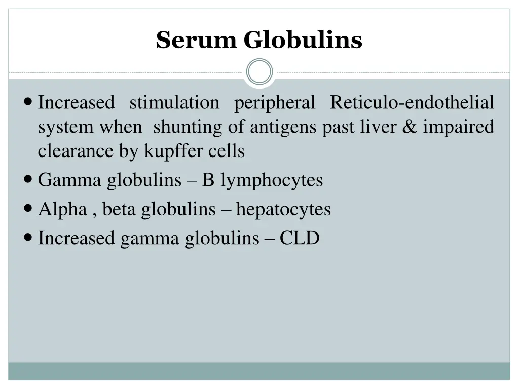 serum globulins