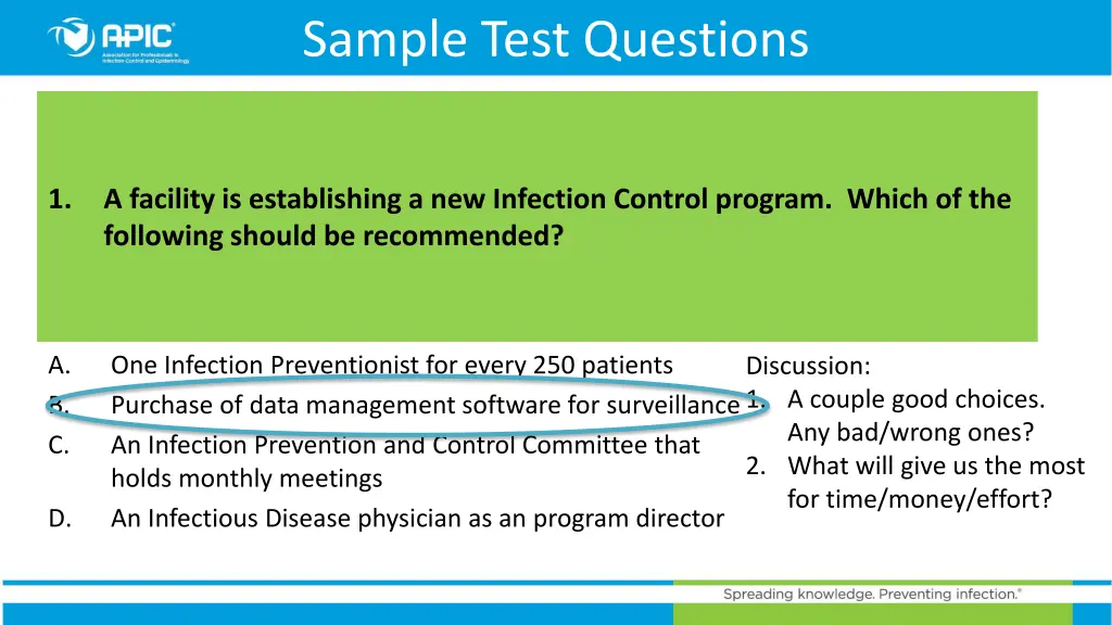 sample test questions
