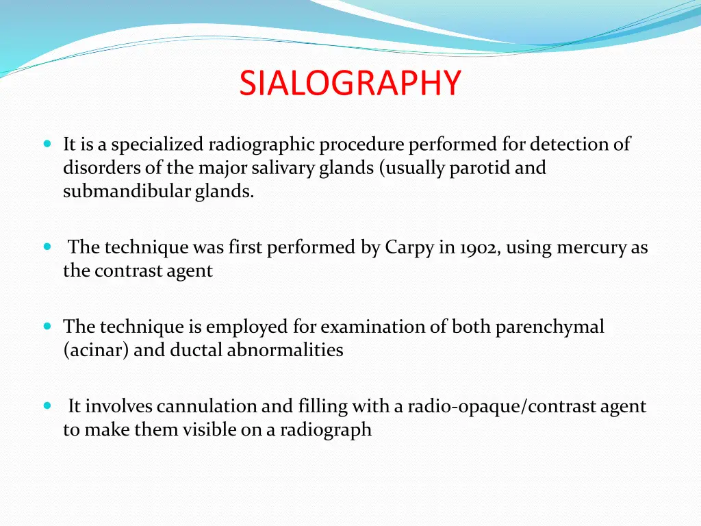 sialography