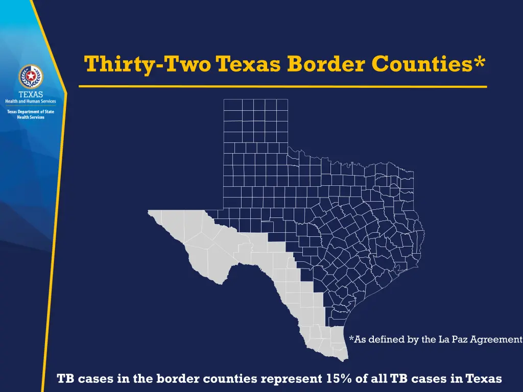 thirty two texas border counties