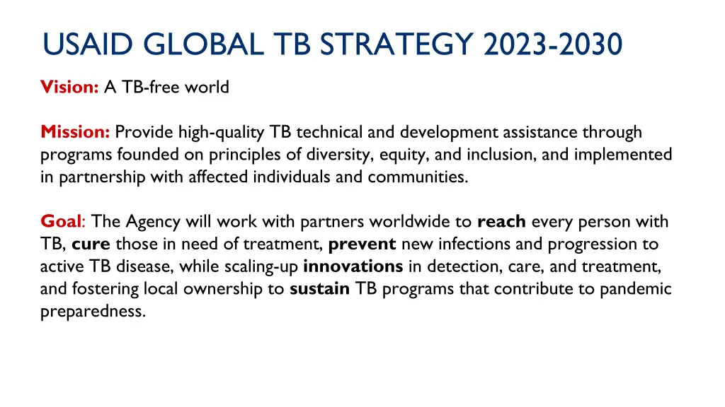 usaid global tb strategy 2023 2030