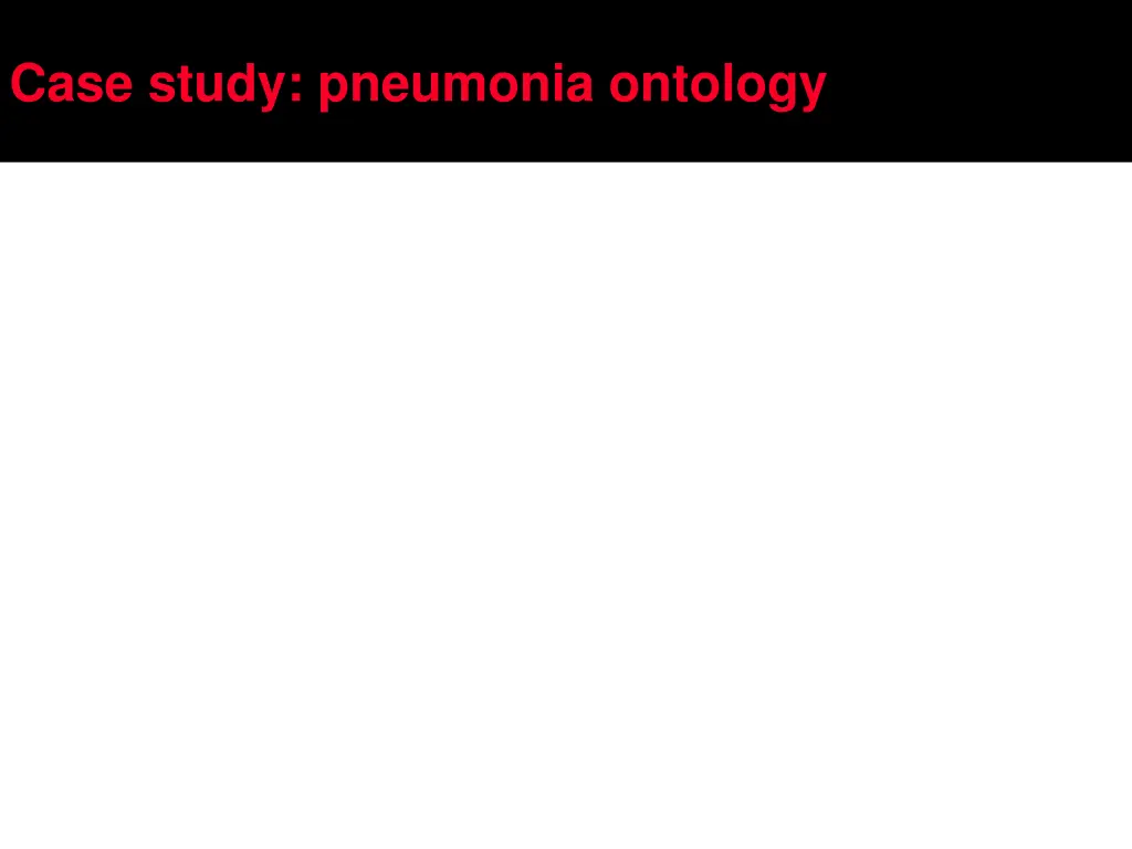 case study pneumonia ontology