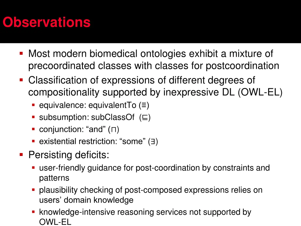 observations