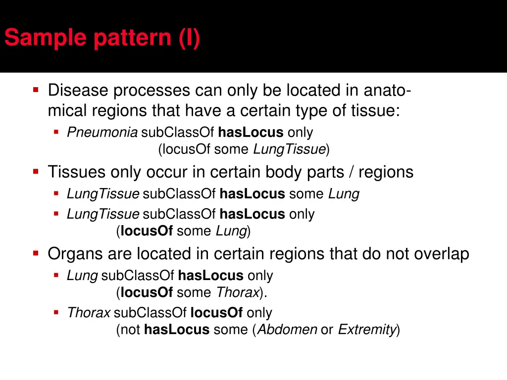 sample pattern i